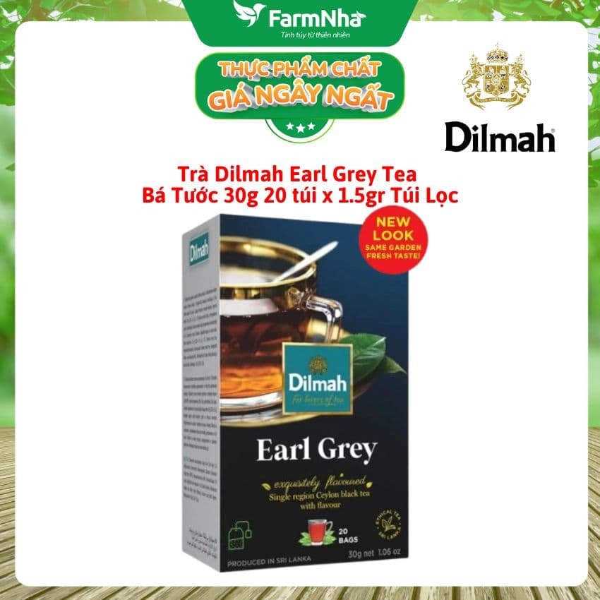 Dilmah Earl Grey Tea Túi Lọc, 20 túi