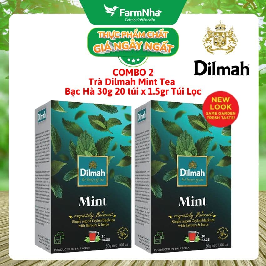 Dilmah Mint Tea Túi Lọc, 20 túi