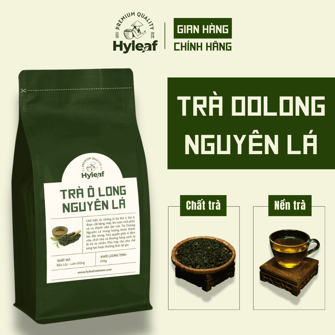 Hyleaf Trà Oolong Nguyên Lá, 500g