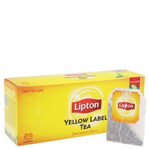 Lipton Trà Túi Lọc Nhãn Vàng, hộp 25 gói