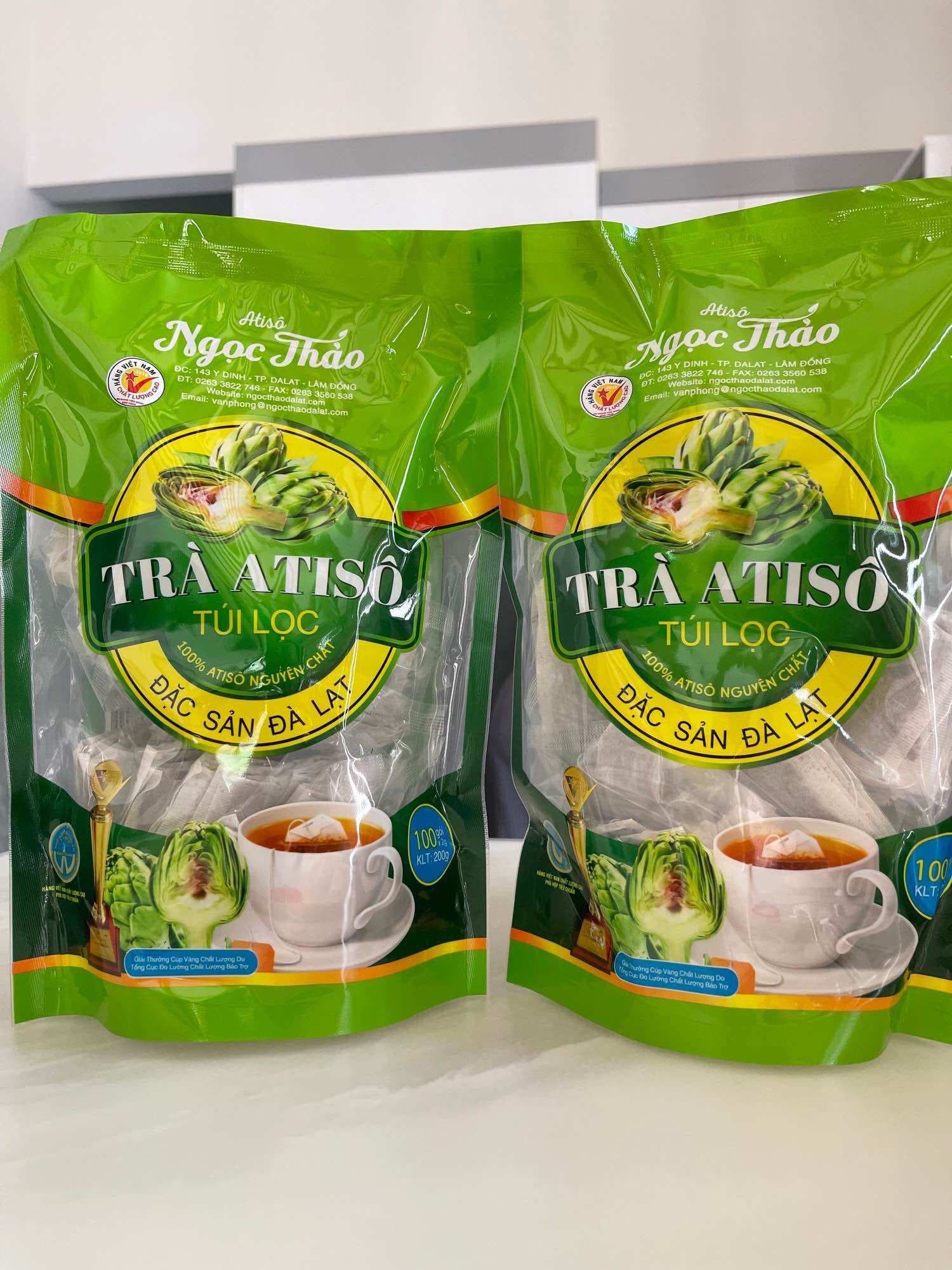 Ngọc Thảo Trà Atiso Túi Lọc Đà Lạt
