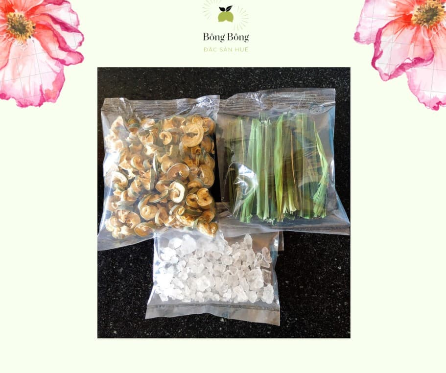 SET Trà Bí Đao Lá Dứa Đường Phèn, 100g