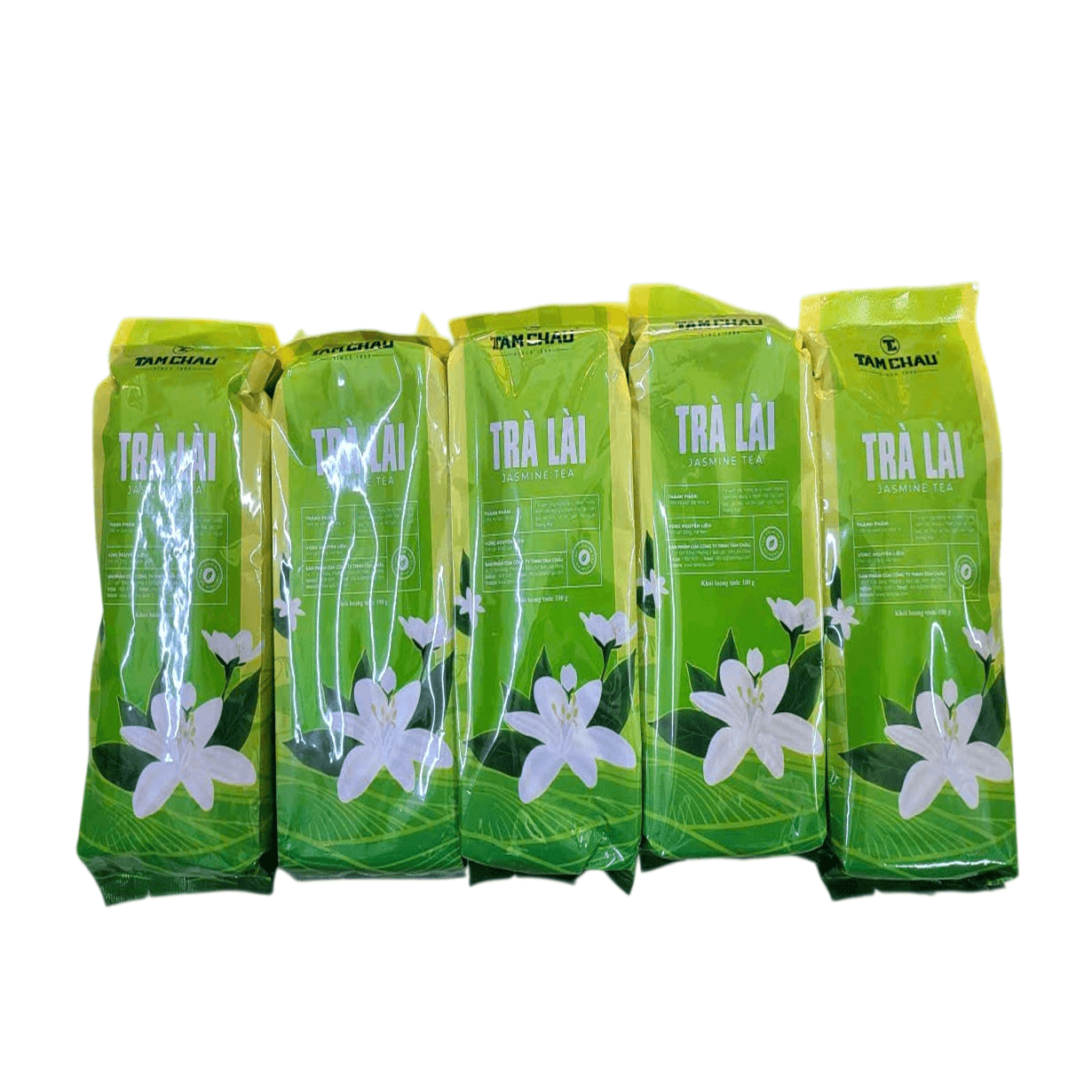 Tâm Châu Trà Lài Jasmine, SET 5 gói x 100g