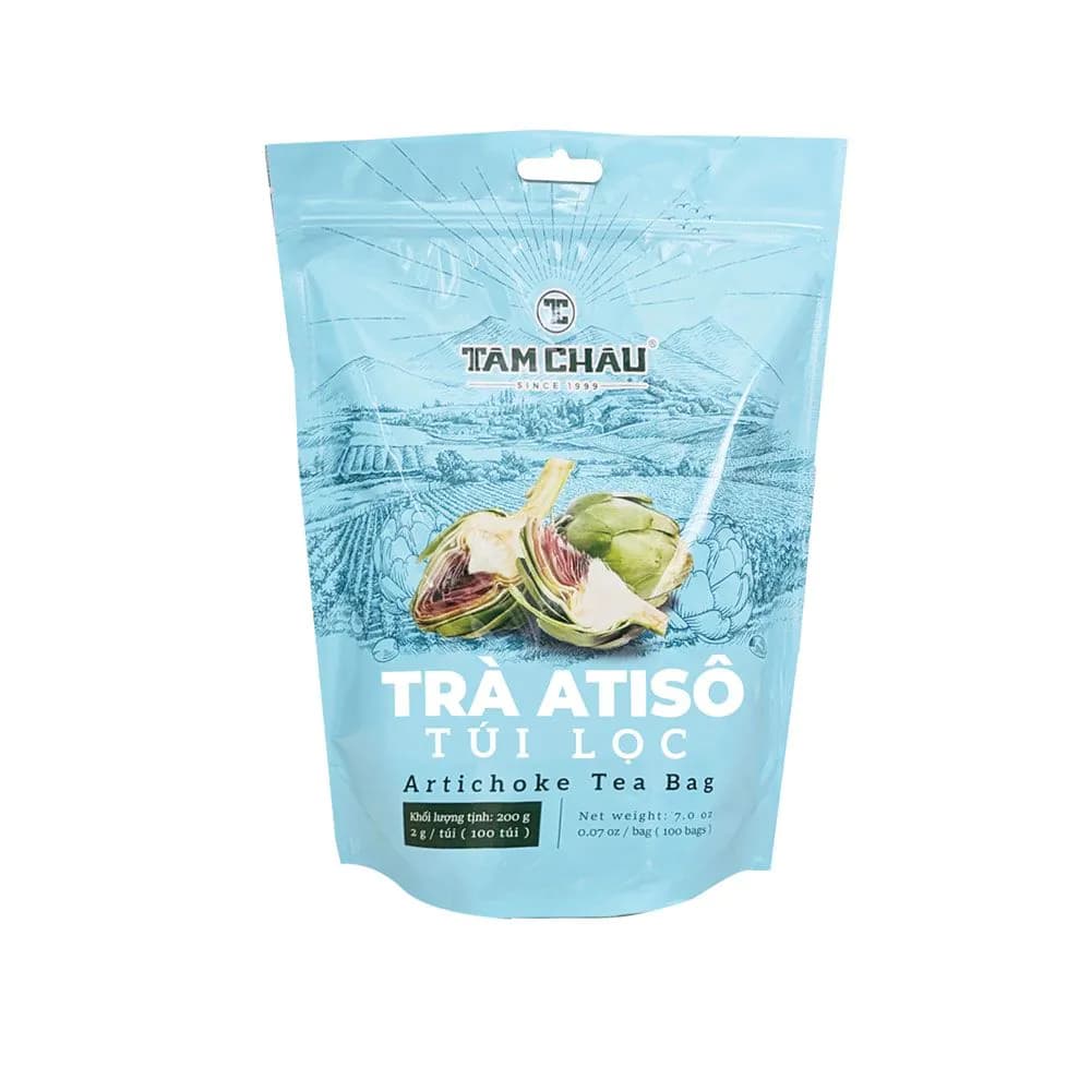 Trà atiso Tâm Châu, hộp 100 gói, 2g