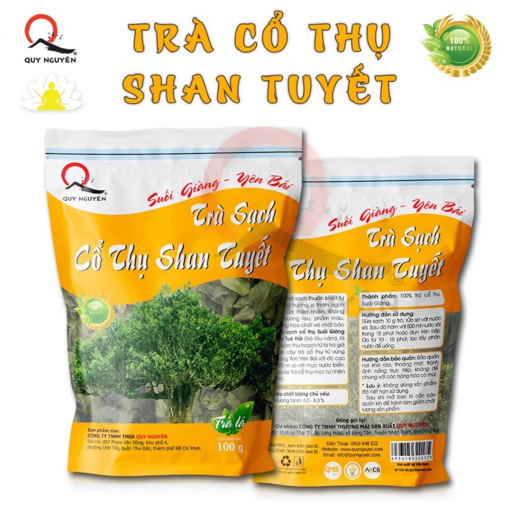 Trà Cổ Thụ (Bancha Lá) Shan Tuyết Suối Giàng