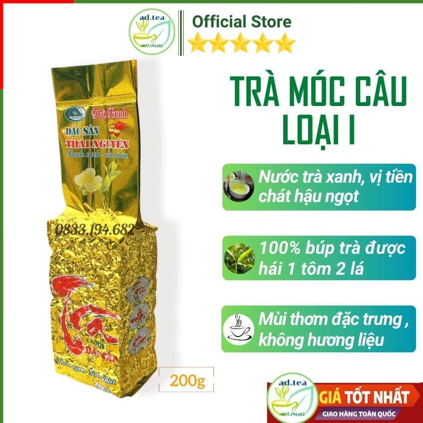 Trà Móc Câu Loại 1 Đặc Sản Thái Nguyên, 200g