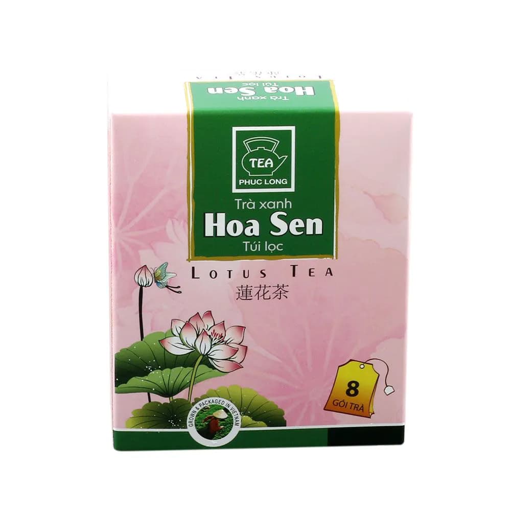 Trà sen Phúc Long túi lọc, hộp 25 gói, 2g