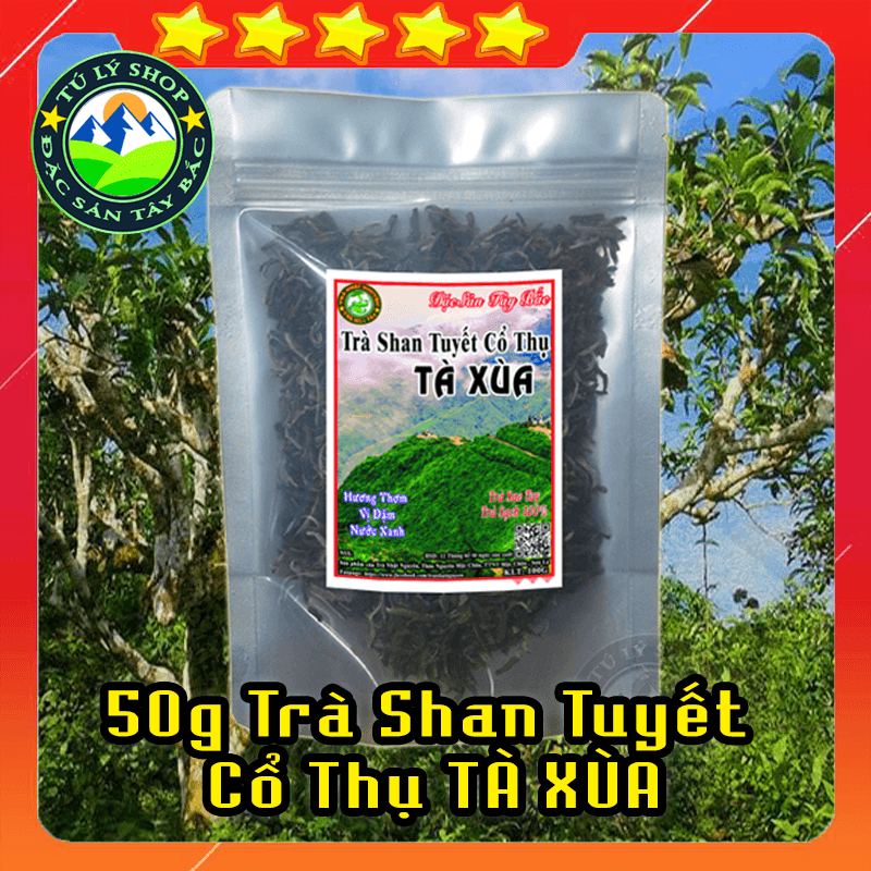Trà Shan Tuyết Cổ Thụ Tà Xùa, gói 50g
