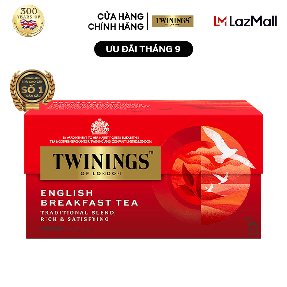 Twinings English Breakfast Túi Lọc