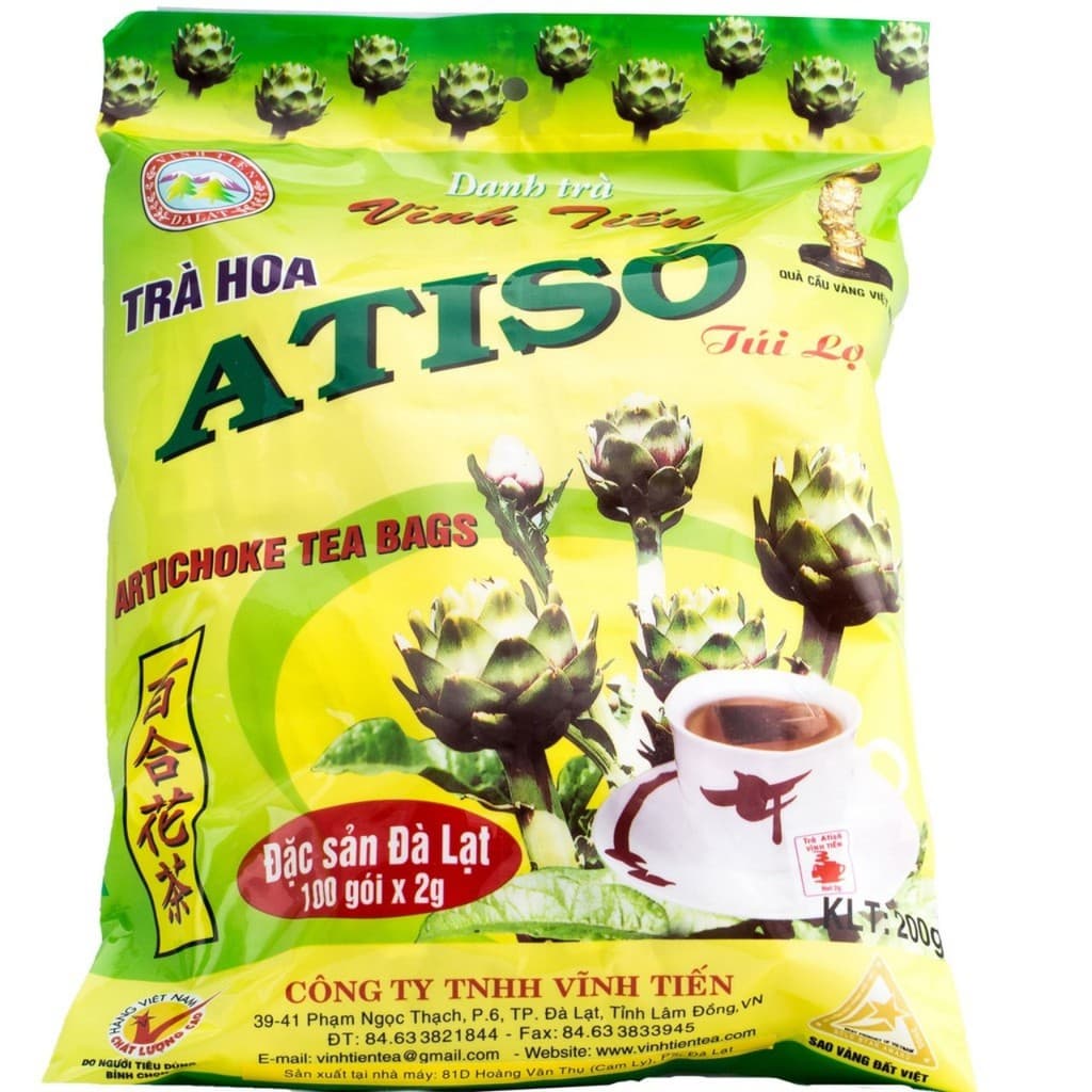 Vĩnh Tiến Trà Atiso, 100 gói 200g