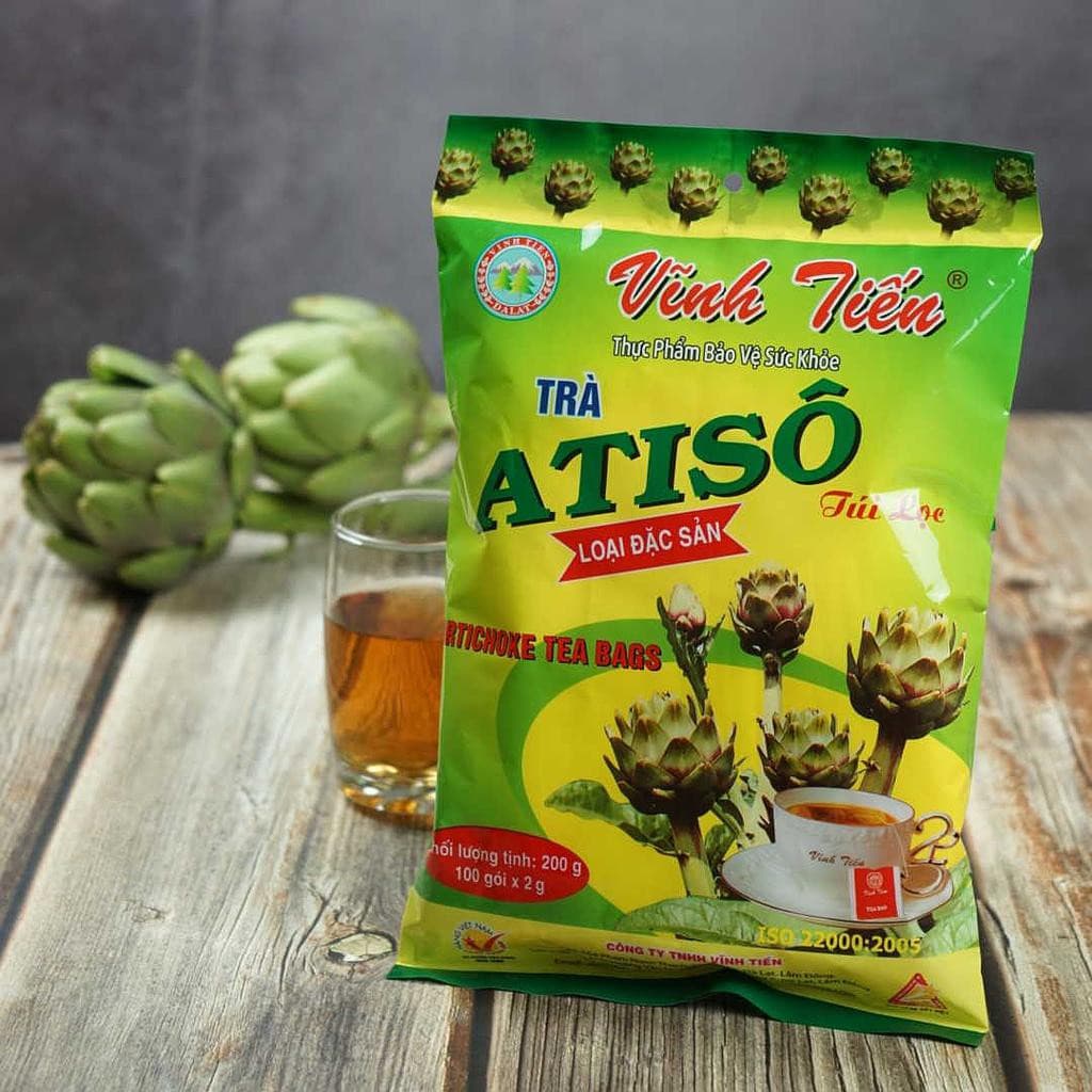 Vĩnh Tiến Trà Atiso Đặc Sản, 100 túi lọc