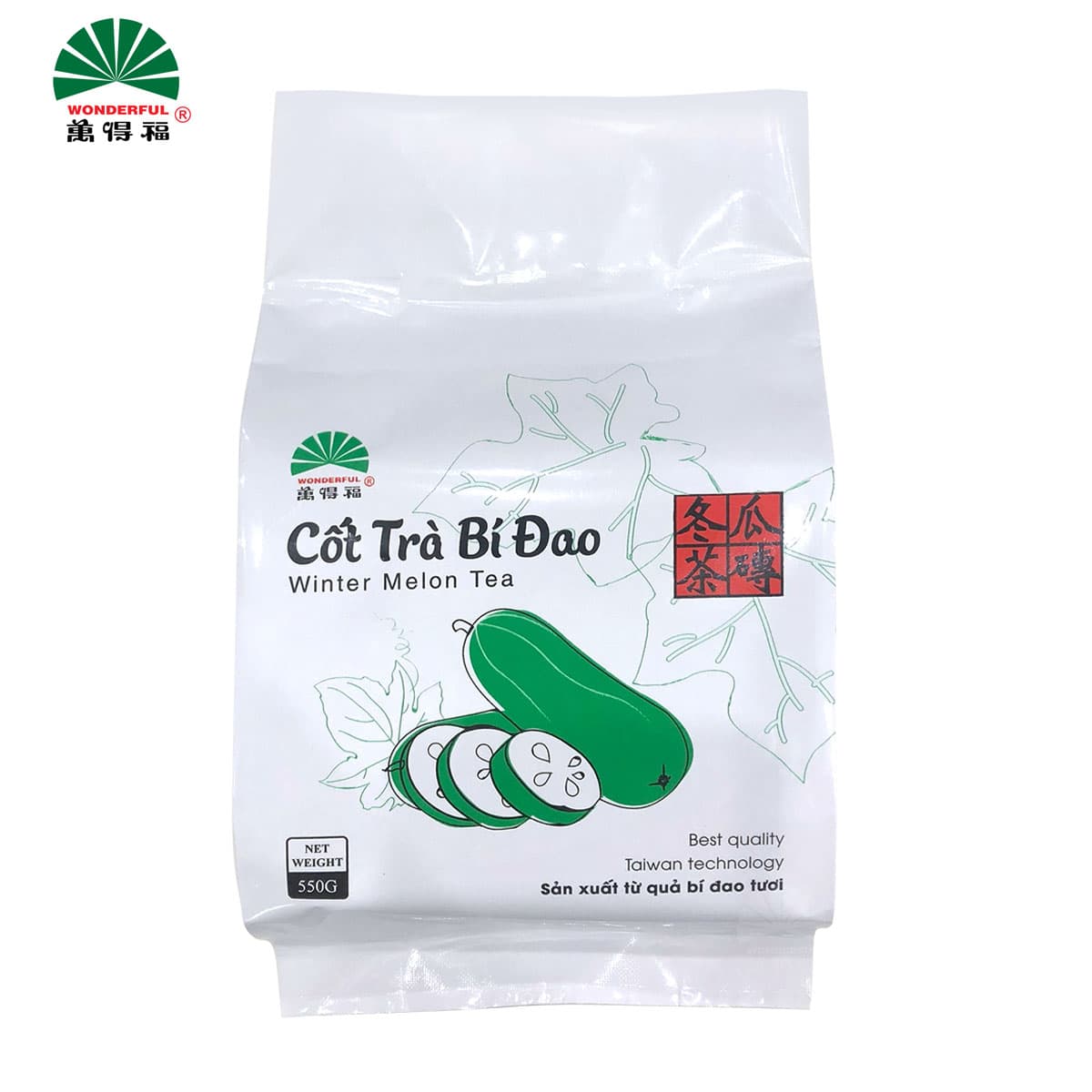 Wonderful Cốt Trà Bí Đao, gói 600g