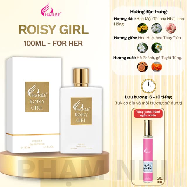 Nước hoa Charme ROISY GIRL 100ml dành cho Nữ