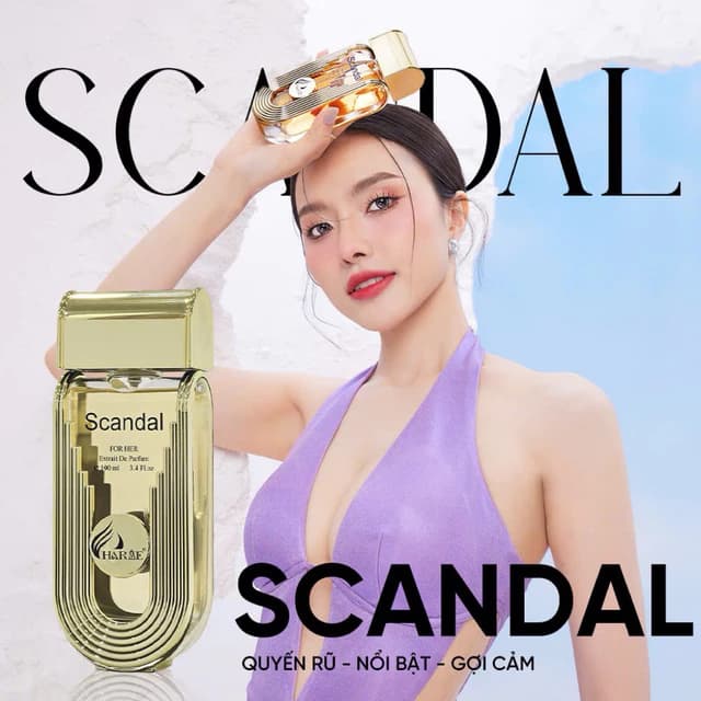 Nước hoa Charme SCANDAL 100ml mẫu mới, dành cho Nữ, Hiện đại sang trọng