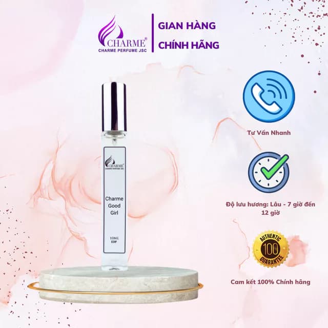 Nước Hoa Nữ CHARME GOOD GIRL 100ml Bản Mới, Tặng 10ml