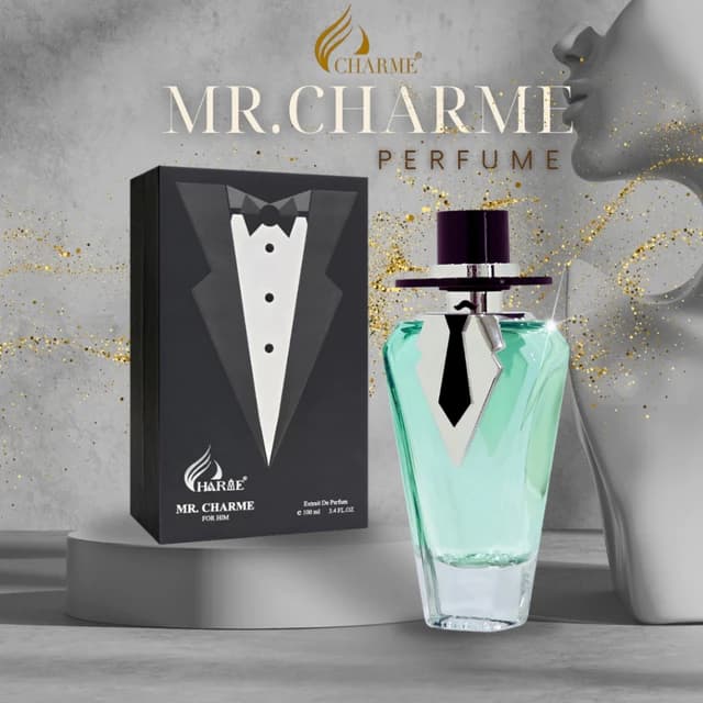 Nước hoa Nam Charme Cool 100ml, Tươi mát, Lịch lãm, Nam tính